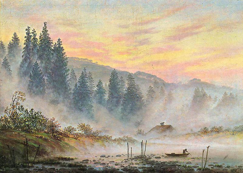 Caspar David Friedrich The morning Norge oil painting art